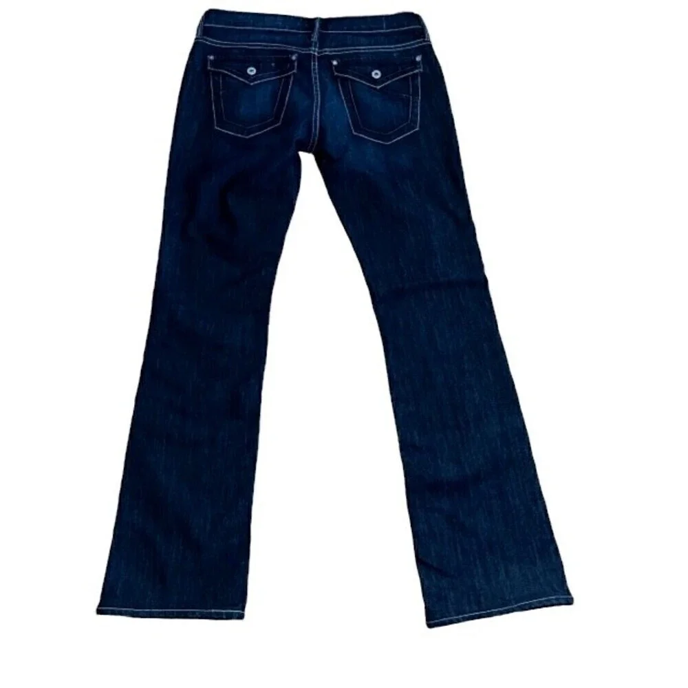James Jeans Mid Rise Boot Cut Dry Aged Denim Size 31